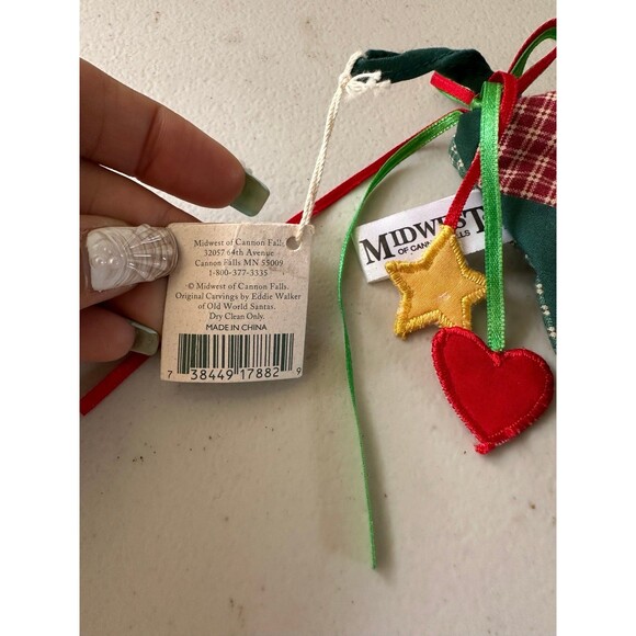 NWT Eddie Walker Midwest Of Cannon Falls Vintage Embroidered Christmas Stocking - Picture 6 of 6